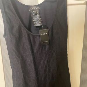 Bebe black body fitting dress